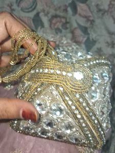 Elegant Beaded Potli Bag My Wedding Beg