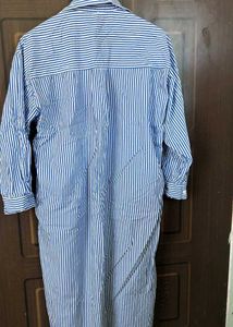 Striped Shirt Dress