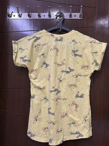 Cute Bow Print Tee