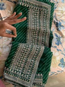 Elegant Green saree