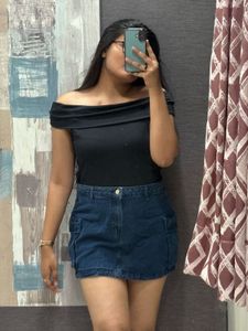 Mini Denim Skirt
