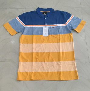 Striped Polo T-Shirt