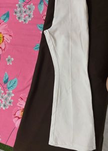 White Flare Trouser