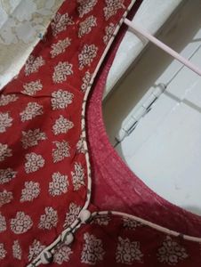 Printed Kurti Set With Pant