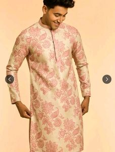 Floral Print Men's Kurta | Diwas by Manyavar | Siz