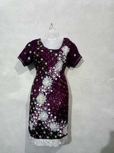 Elegant Embroidered Ethnic Dress