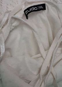 Chic White Textured Cami Mini Dress