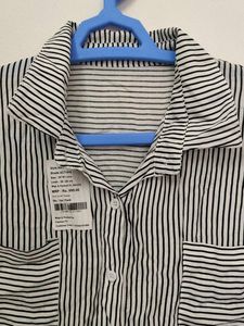 Striped Button-Down Shirt