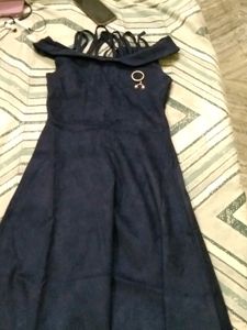 Beautiful Maxi Navy Blue 💙 Western Dress