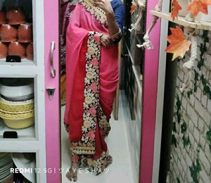 Elegant Pink Saree
