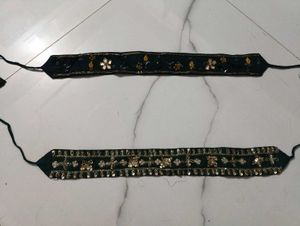 Embroidered Waist Belt Set 2