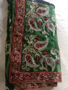 Party Wear Net Saree