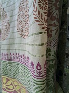 Pure Cotton Saree With Printed