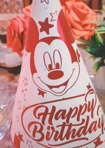 Party Popper With Birthday Cap