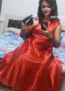 It Is A Red Dress.