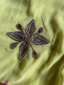 Beautiful Yellow Saree