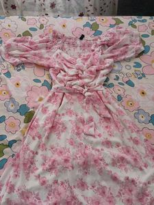 Floral Puff Sleeve Dress