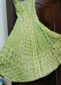 6 Miter Flare Long Anarkali Kurti