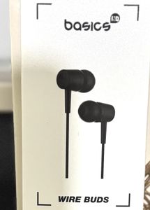 Basics Wire Earbuds - Black