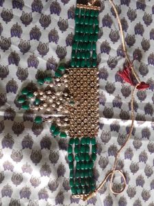 Green Beaded Necklace