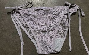 Lace Tie-Side Thong(small Or Medium)