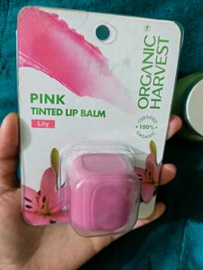 FREE Lipscrub Organic Harvest Pink Tinted Lip Balm