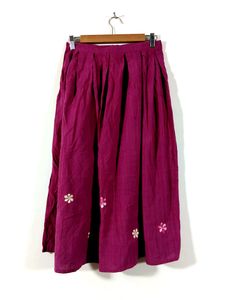 Purple Casual Skirt (Women)
