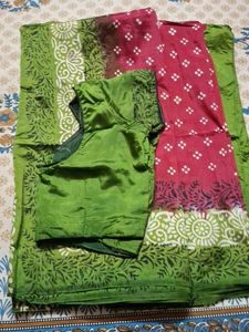 modal silk saree with blouse