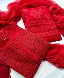 New Chikankari Kurta Set 🎀