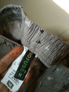 Grey Casual Pants For Women