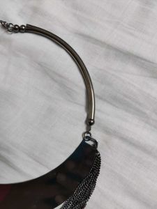 Statement Chain Fringe Necklace