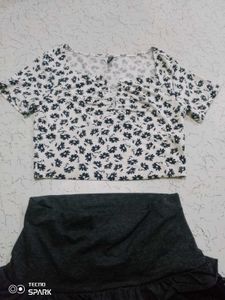 one crop top, &amp; waise