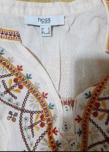 Embroidered Bohemian Top
