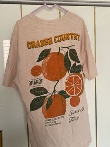 Orange Graphic Tee