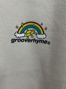 vintage Cream Embroidered Sweatshirt