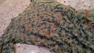Vintage Print Midi Dress