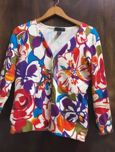 Multi Colour Warm Cardigan
