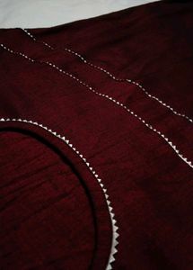 Maroon meadow Kurta