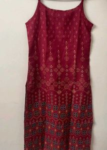 Maroon Long Kurti