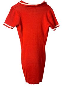 Retro Red Polo Mini Dress