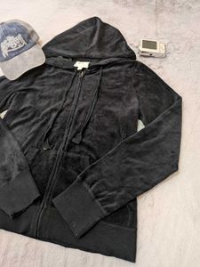 Y2K Pink rose Velvet Angel Wing Hoodie