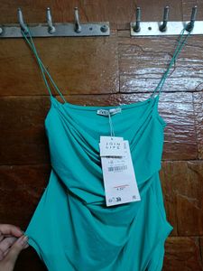 Zara Green Bodysuit - New with Tags!
