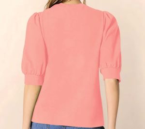 Puff Sleeves Women Top