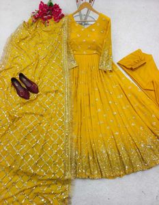 New Standard Beautiful Pakistani Gown Dress import