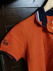 Orange Polo Shirt - Casual Style
