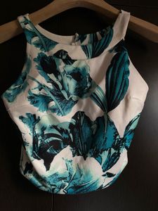 💐 Bold Floral Co-ord Set (Top + Skirt)