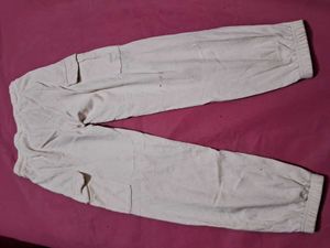 beige joggers XS size sweatpants trackpants