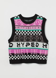 H&M Jacquard Knit Sweater Vest
