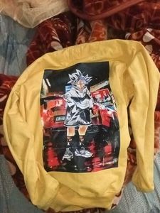 Yellow Graphic Sweatshirt