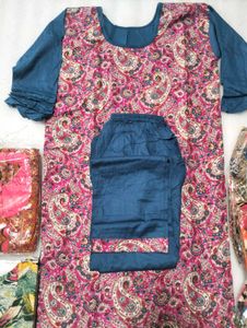 Floral Print Kurta Set